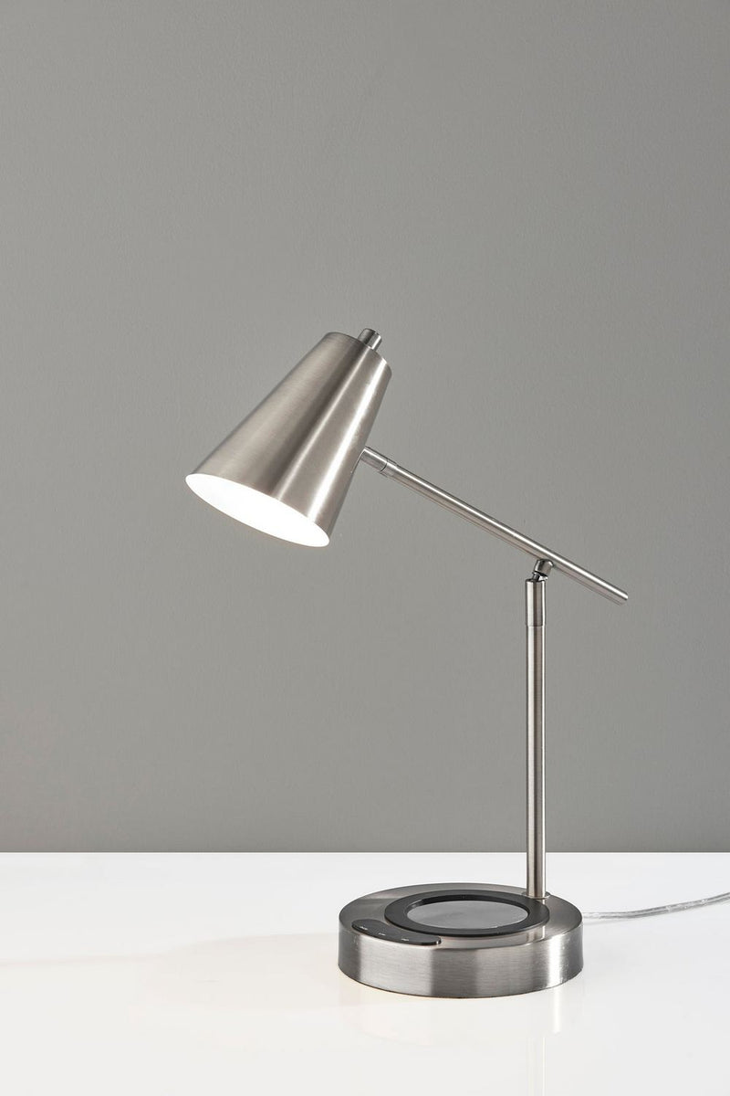 Adesso Home SL3729-22 Desk Lamp, Brushed Steel