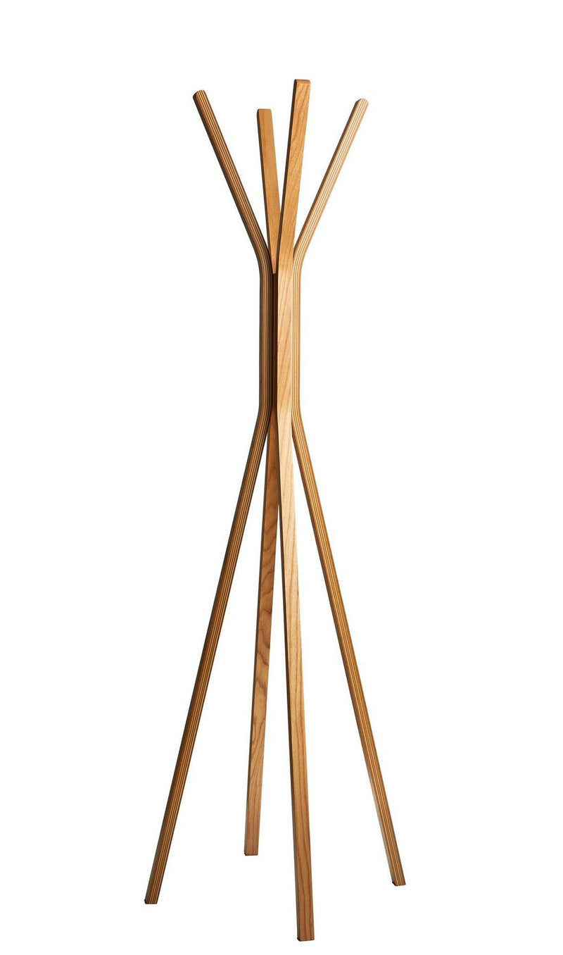 Adesso Home WK3809-12 Coat Rack, Plywood W. Natural Oak Wood Veneer