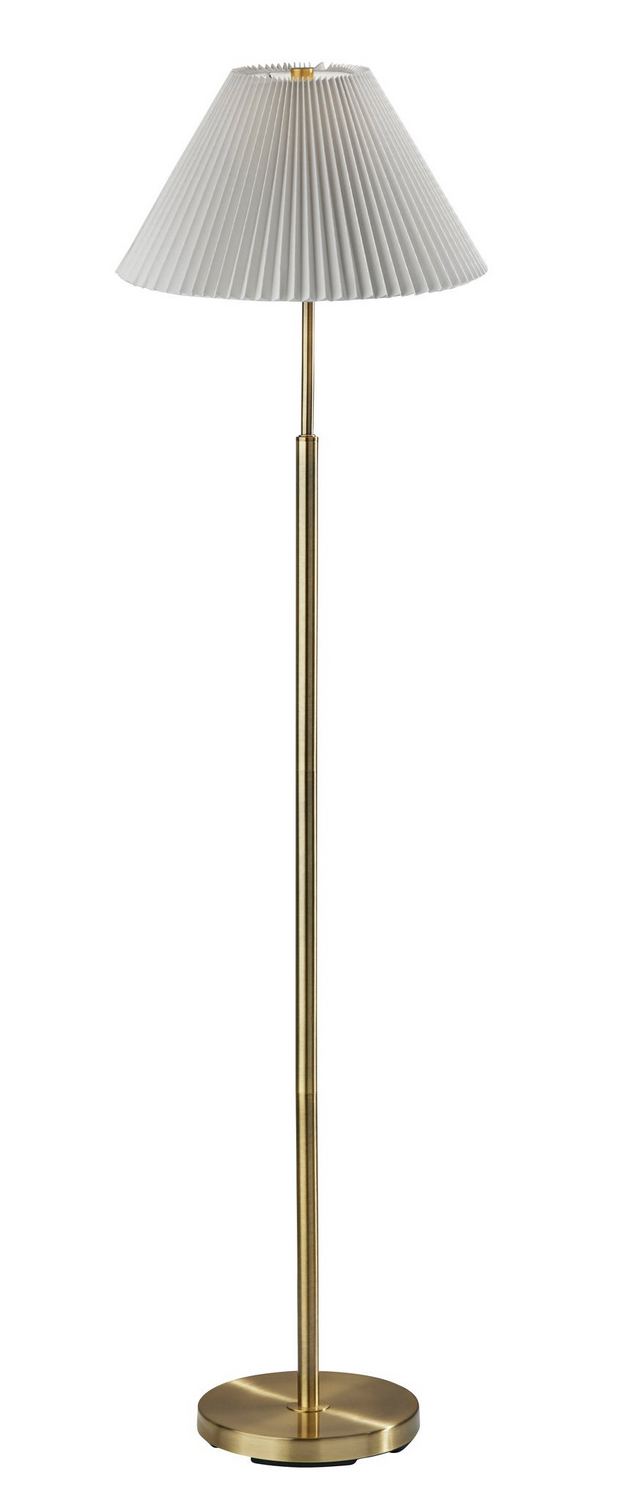 Adesso Home SL9500-21 Floor Lamp, Antique Brass