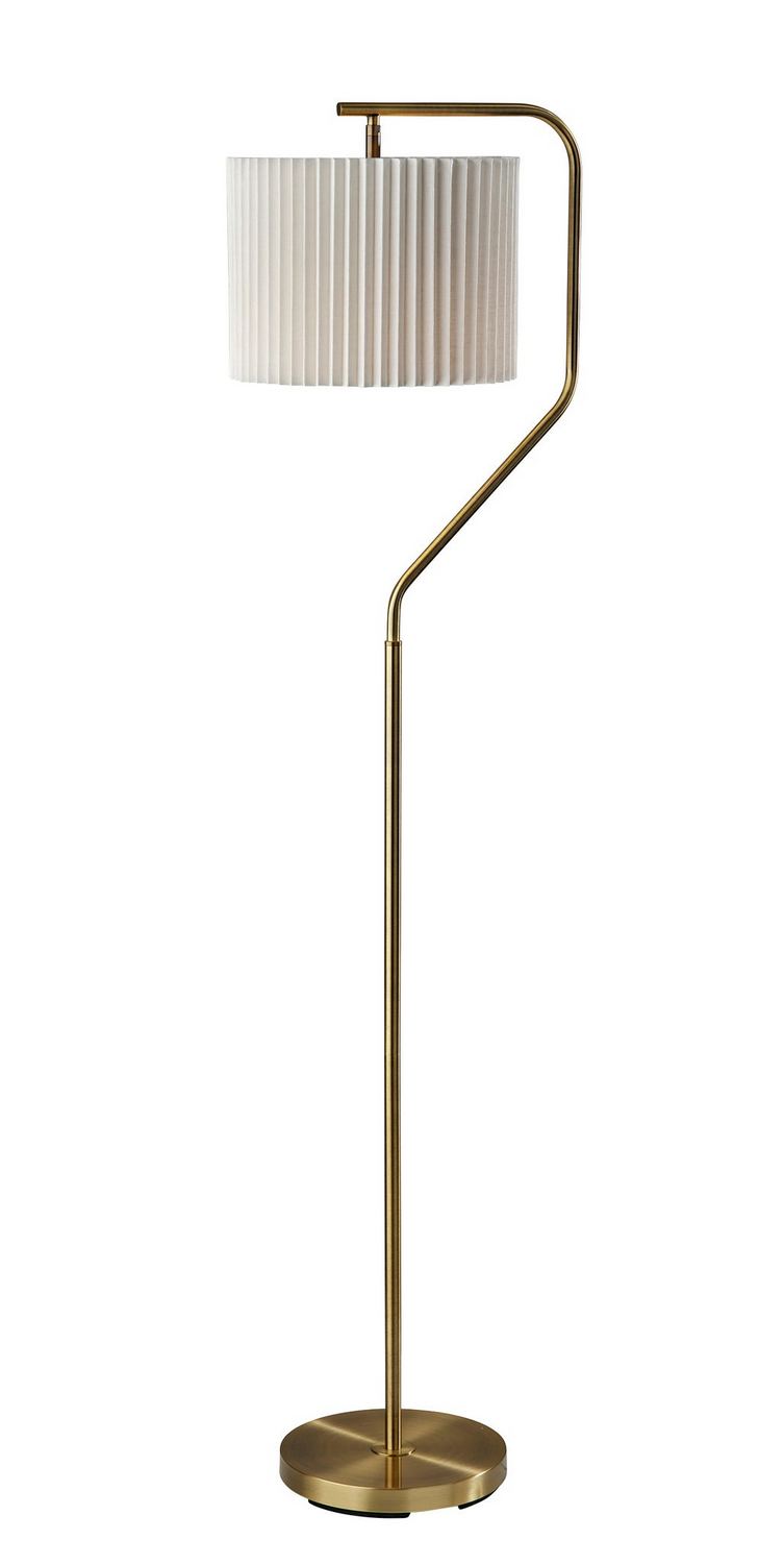 Adesso Home SL9502-21 Floor Lamp, Antique Brass