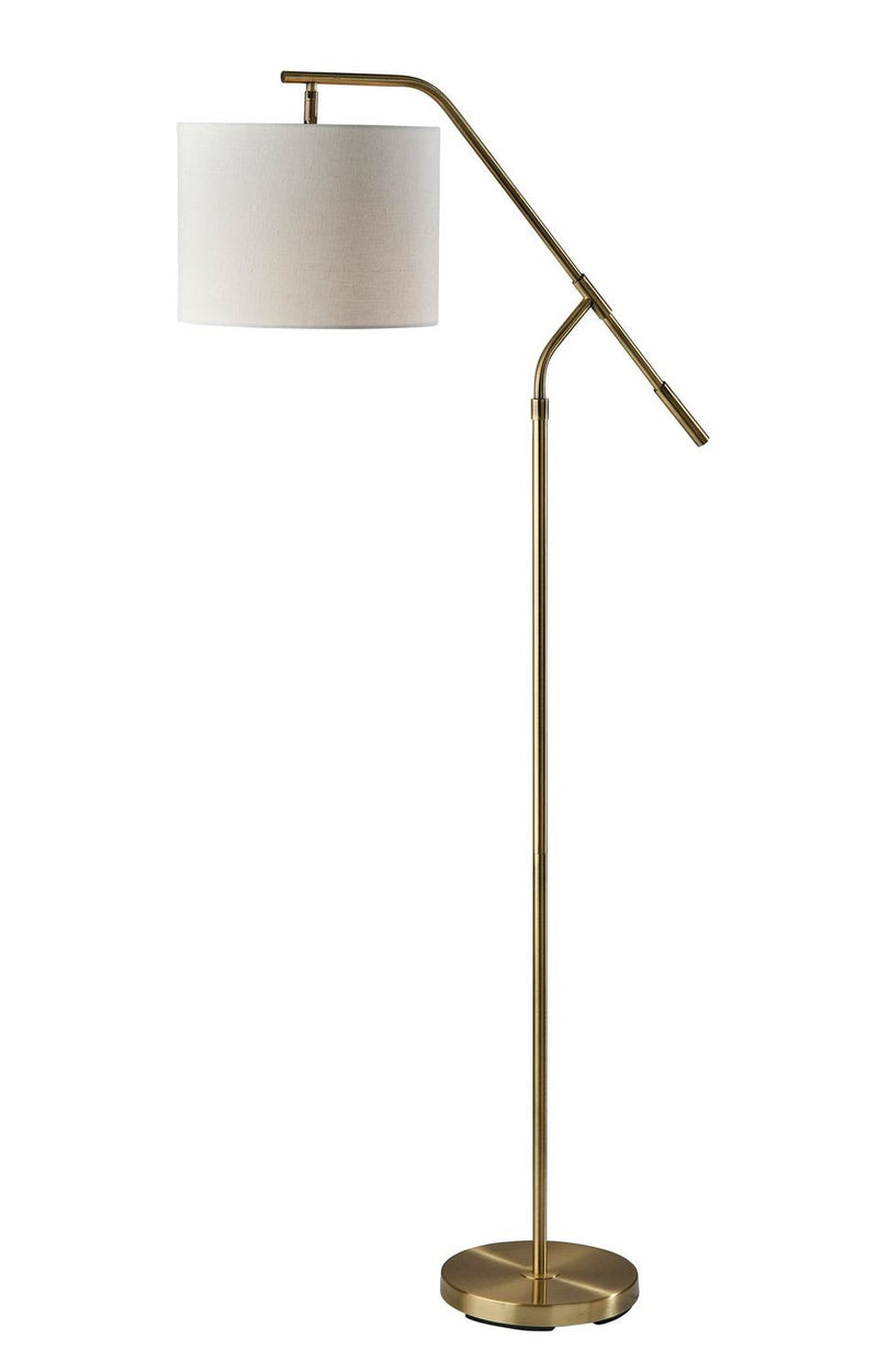 Adesso Home SL9503-21 Floor Lamp, Antique Brass