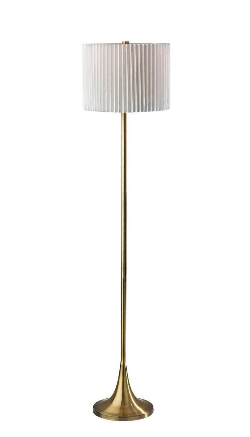 Adesso Home SL9504-21 Floor Lamp, Antique Brass
