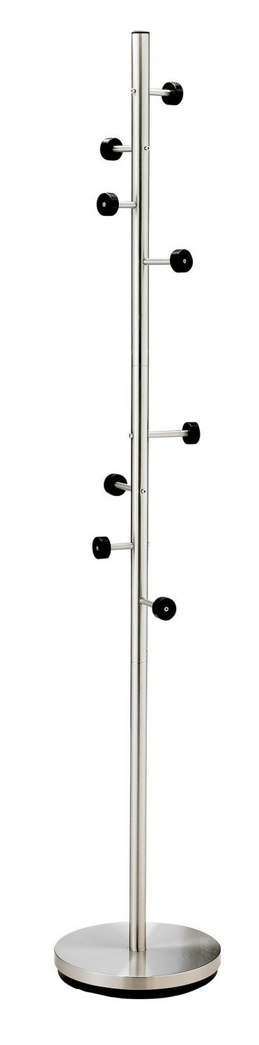 Adesso Home WK2030-22 Coat Rack, Brushed Steel