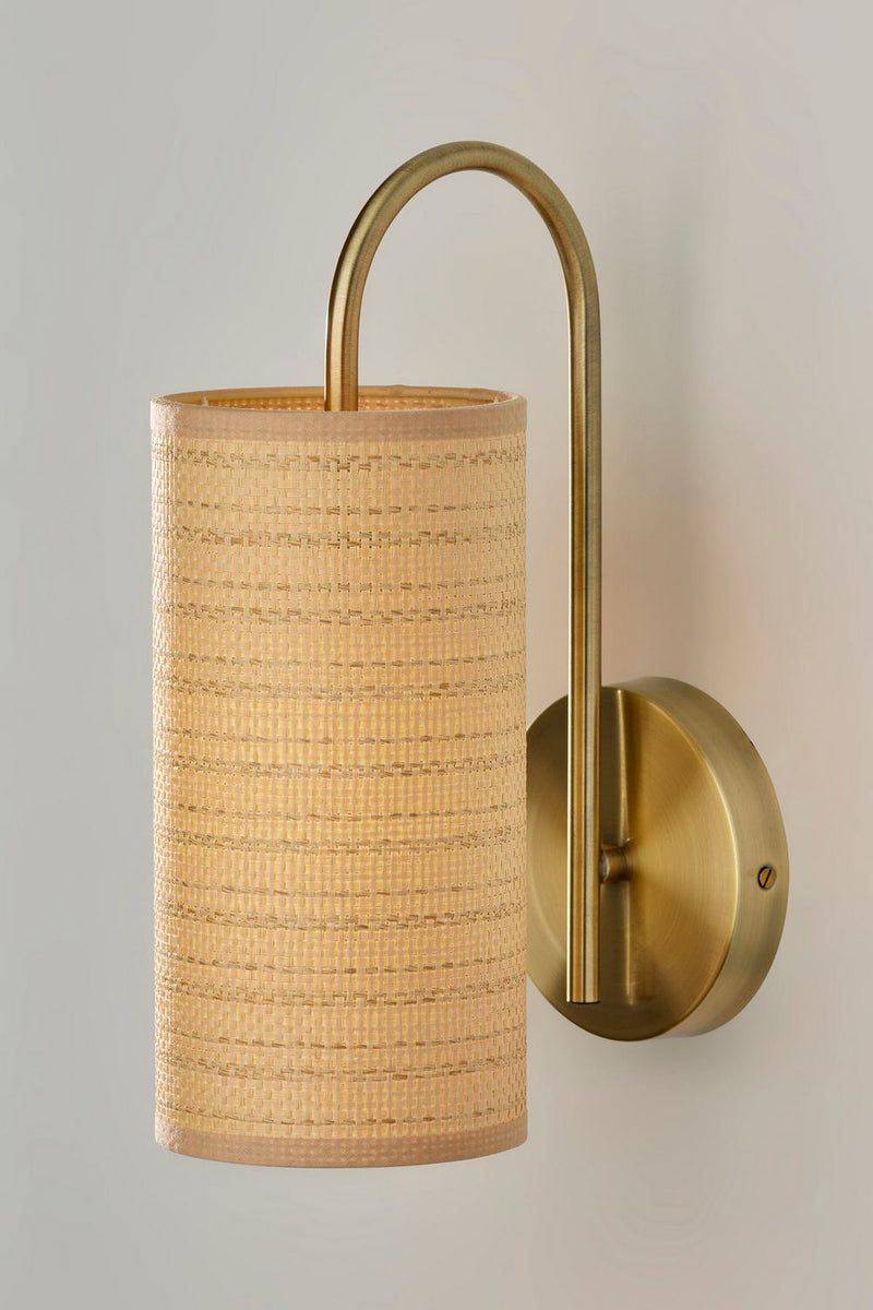 Adesso Home 5190-21 Wall Lamp, Antique Brass