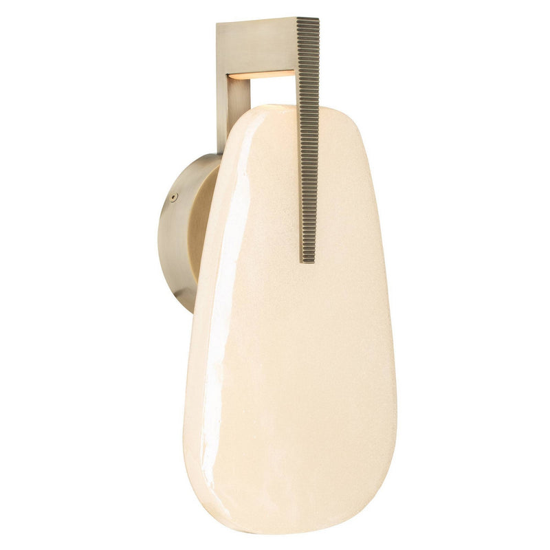 Arteriors DWC103 LED Wall Sconce, Champagne/White Bronze