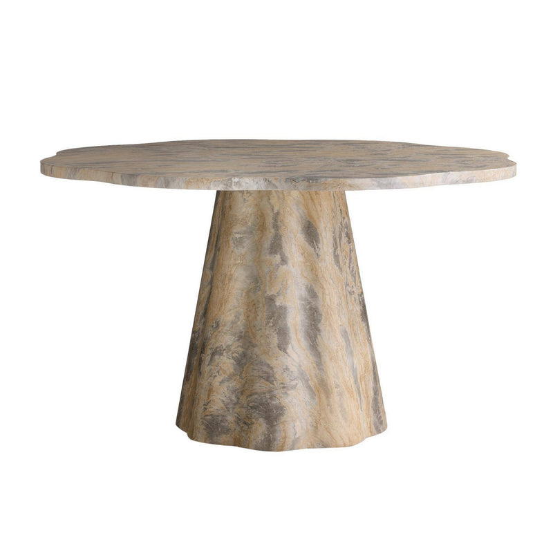 Arteriors FDS25 Dining Table, Sahara Faux Marble