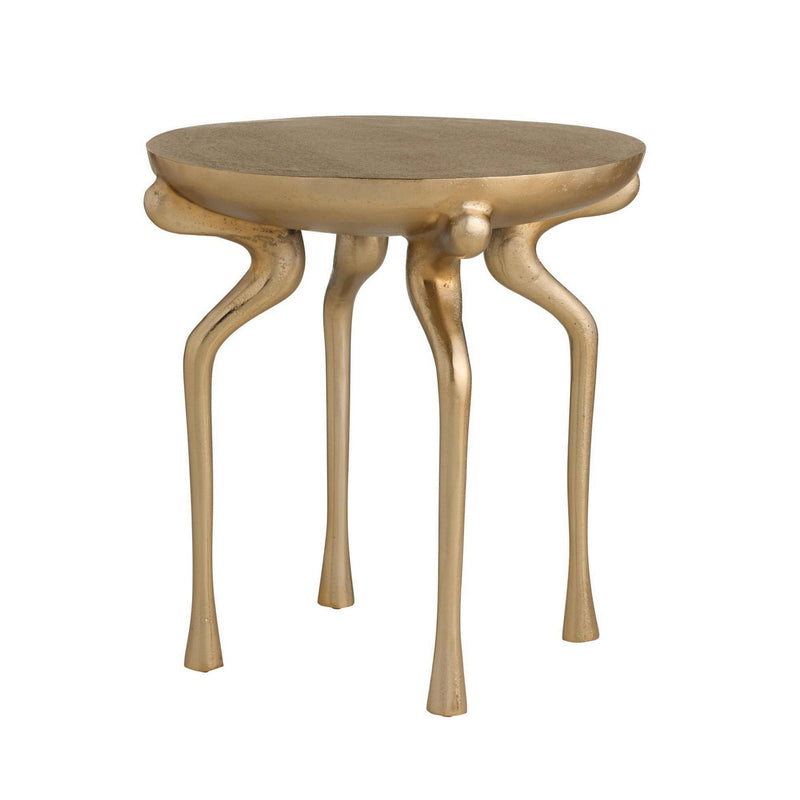 Arteriors FEI36 End Table, Champagne Bronze