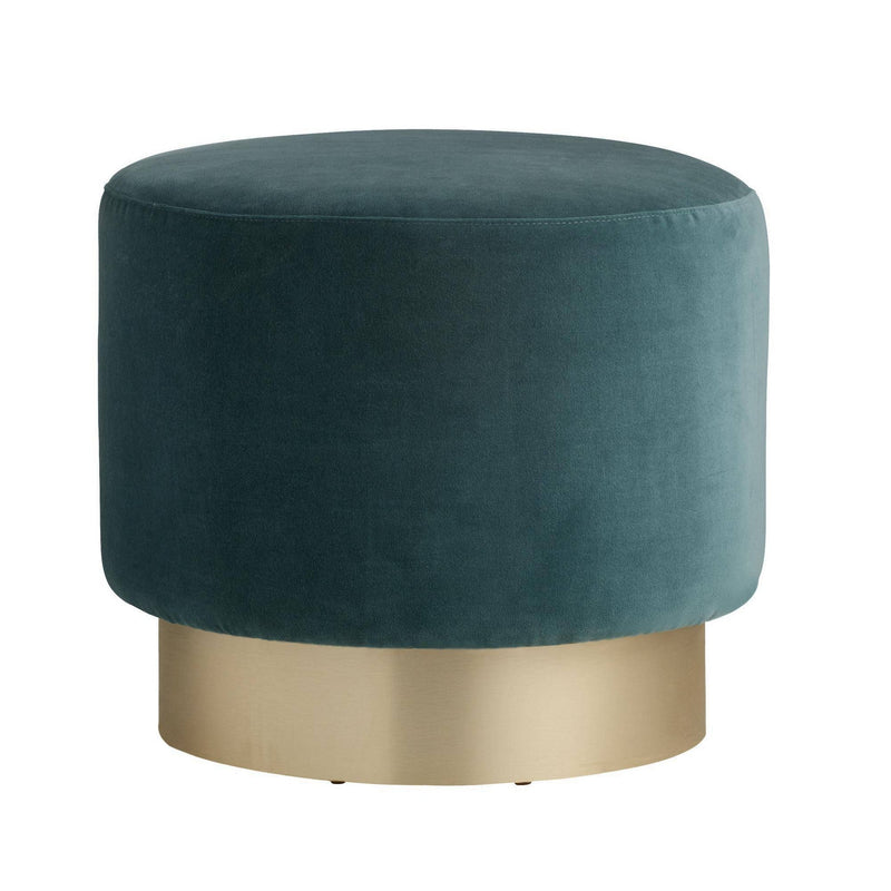 Arteriors FOU04 Ottoman, Aegean/Champagne