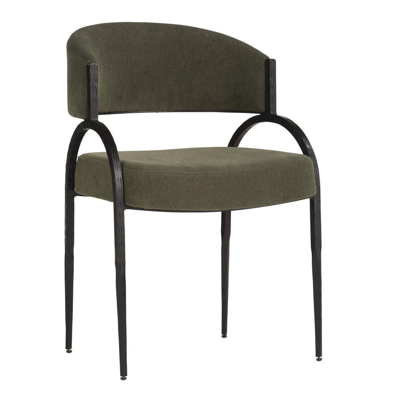 Arteriors FRI43 Chair, Pine/Natural Iron