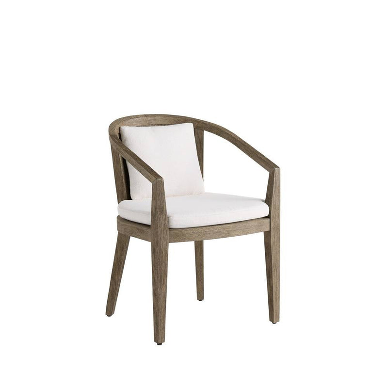 Arteriors FRS31 Outdoor Dining Chair, Pearl/Kona