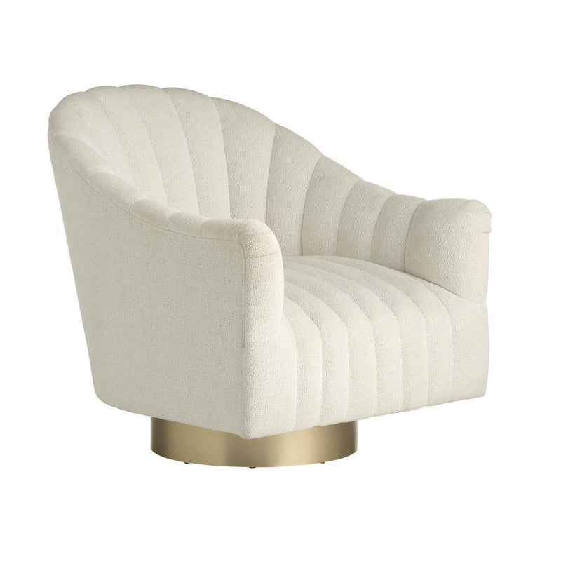 Arteriors FRU20 Chair, Snow/Champagne