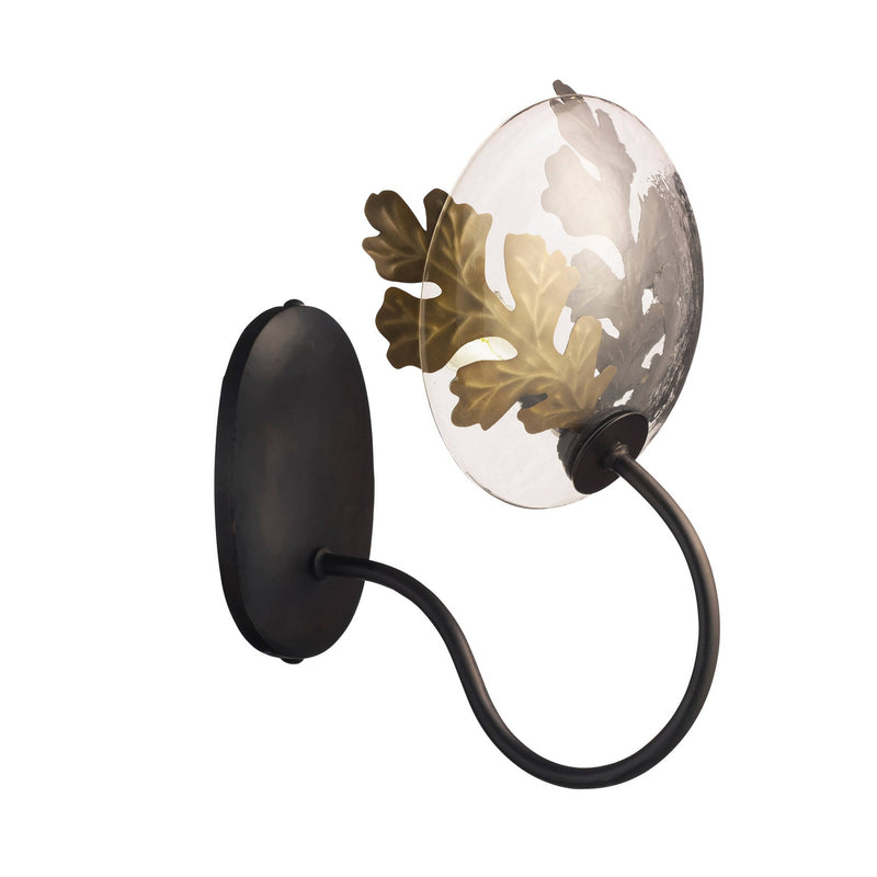 Arteriors GDDWI01 One Light Wall Sconce, Bronze/Clear