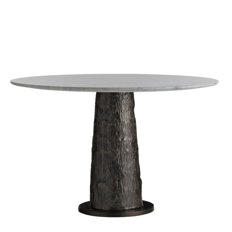 Arteriors GDFDI01 Entry Table, White/Blackened Bronze