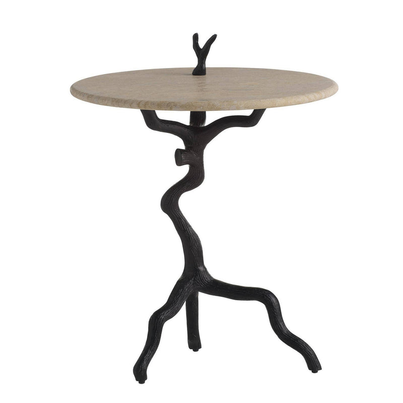 Arteriors GDFEI04 End Table, Natural/Bronze