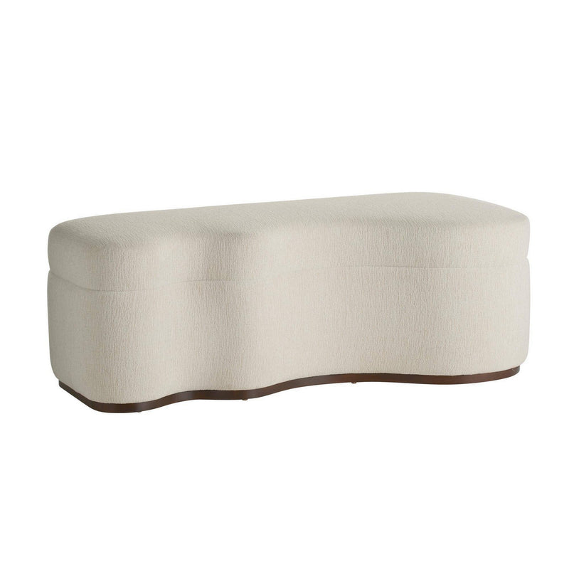 Arteriors GDFHU02 Bench, Sand/Dark Walnut