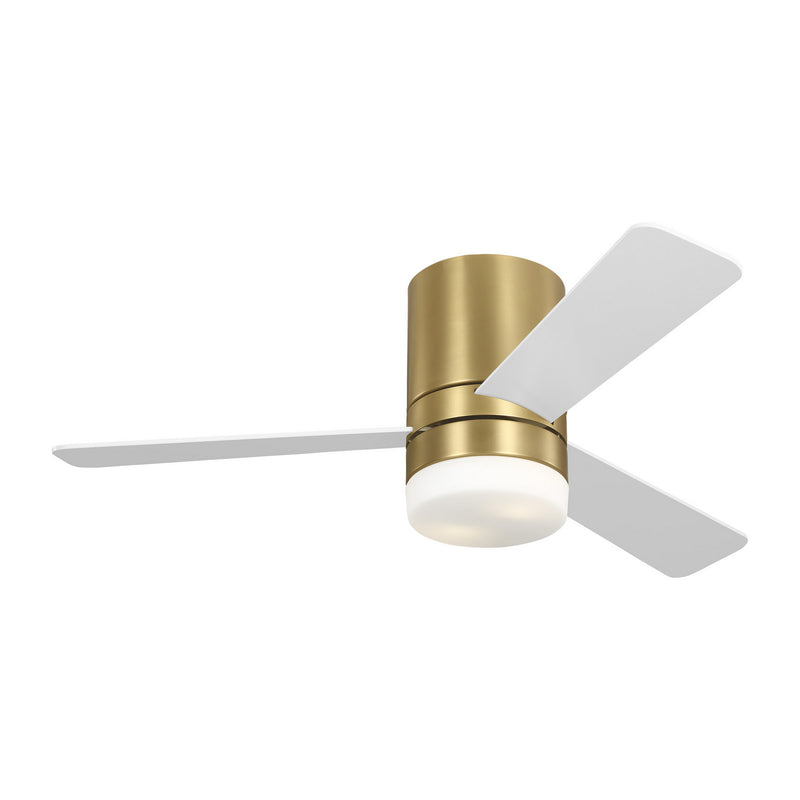 Generation Lighting 3ERHR44BBSD 44" Ceiling Fan, Burnished Brass