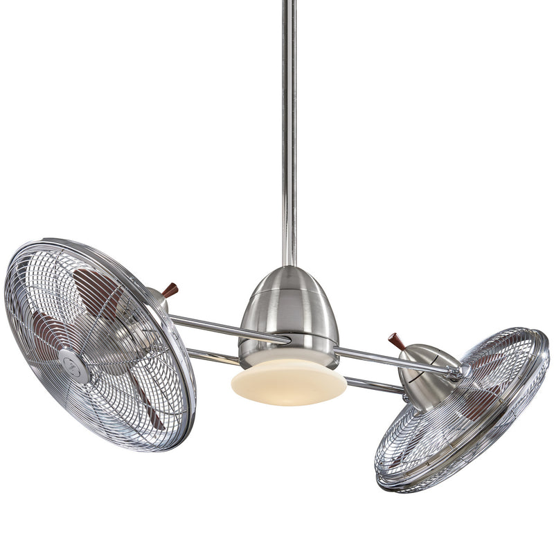 Minka Aire F602L-BN/CH 42"Performance Fan, Brushed Nickel With Chrome Blades