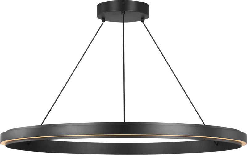 Generation Lighting GLC1901MBK LED Chandelier, Midnight Black