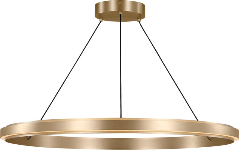 Generation Lighting GLC1901SB LED Chandelier, Satin Brass
