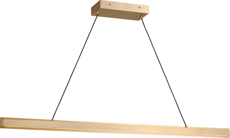 Generation Lighting GLC1911SB Linear Chandelier, Satin Brass