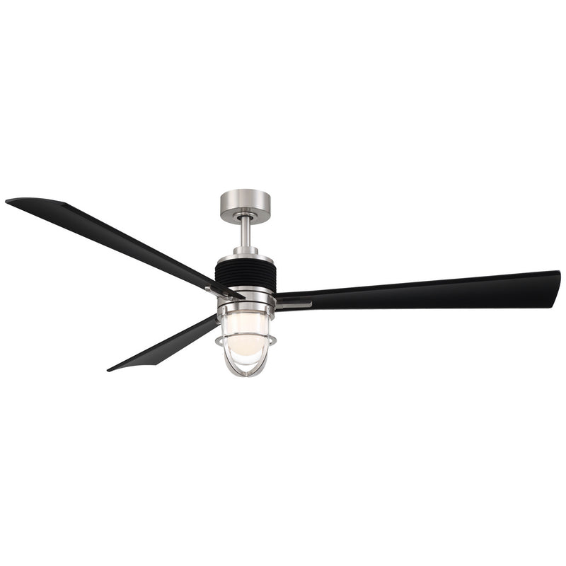 Minka Aire F768L-BNW/CL 65"Ceiling Fan, Brushed Nickel Wet With Coal Blades