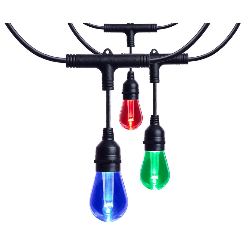 Satco S11190 LED String Light, Black