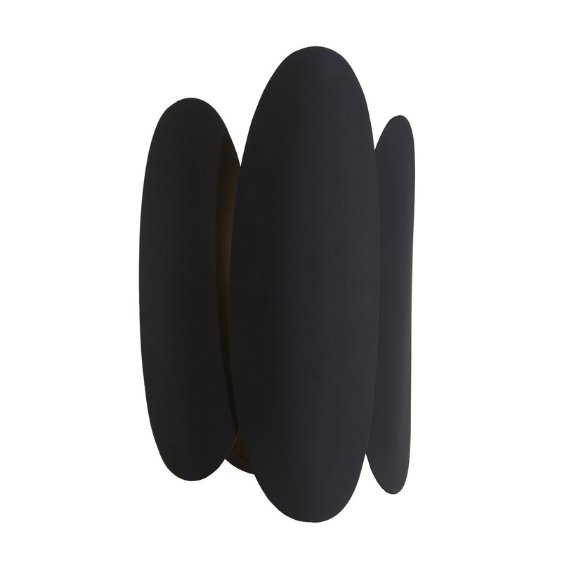 Minka-Lavery 1411-897 One Light Wall Sconce, Dark Matte Black