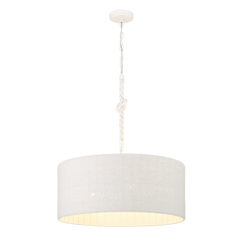 Minka-Lavery 1805-44B Four Light Pendant, Matte White