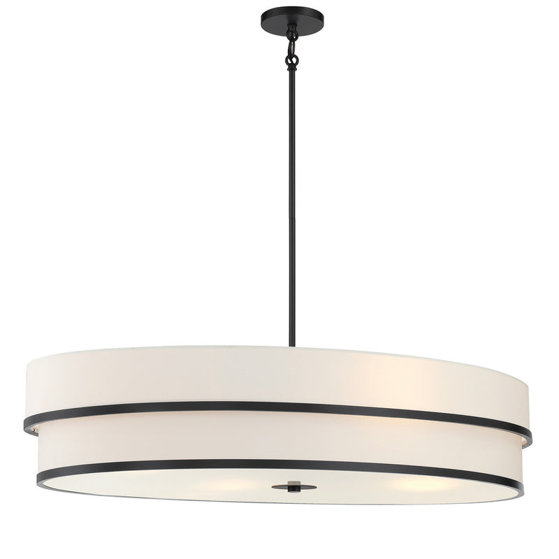 Minka-Lavery 2449-66A Four Light Pendant, Coal