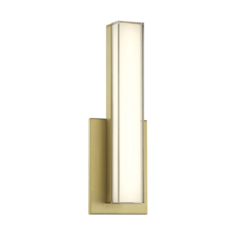 Minka-Lavery 510-787-L LED Bath Vanity, Ashen Brass