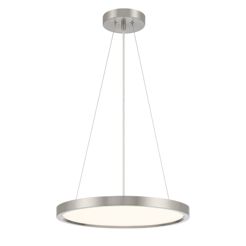 Minka-Lavery 725-84-L LED Pendant, Brushed Nickel