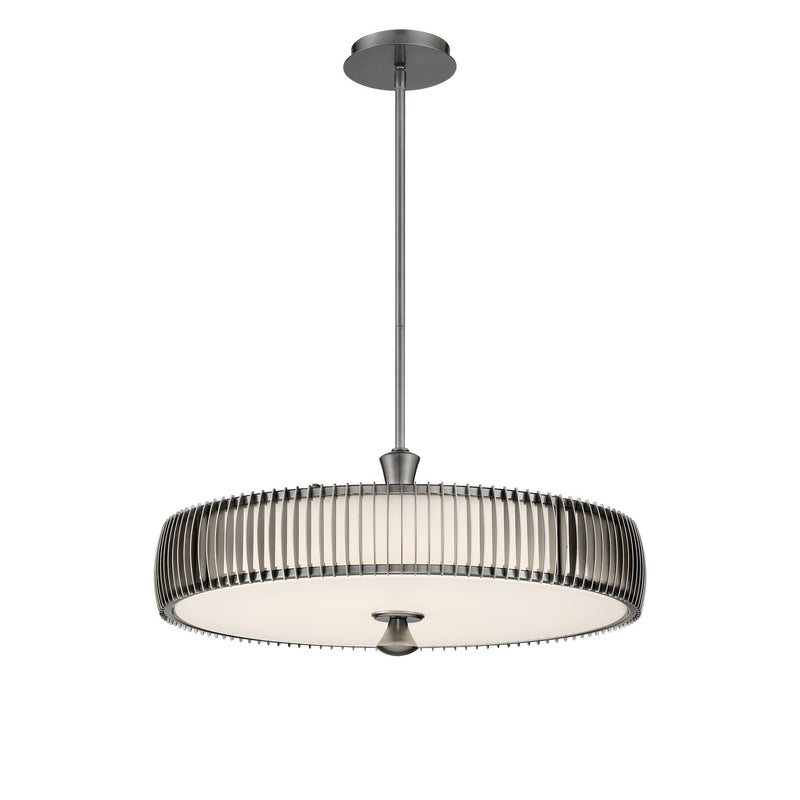 George Kovacs P1675-084C-L LED Pendant, Pewter