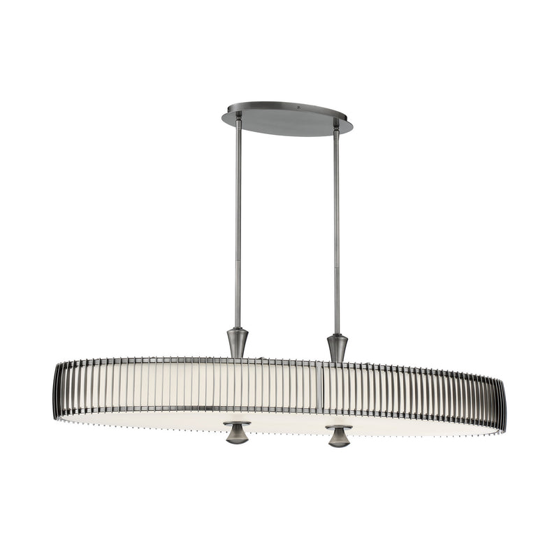 George Kovacs P1676-084C-L LED Island Pendant, Pewter