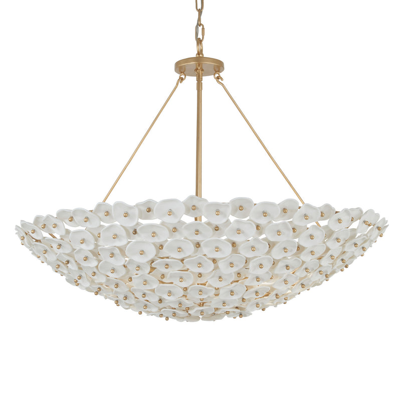 Metropolitan N1828-732 Eight Light Pendant, Legacy Brass