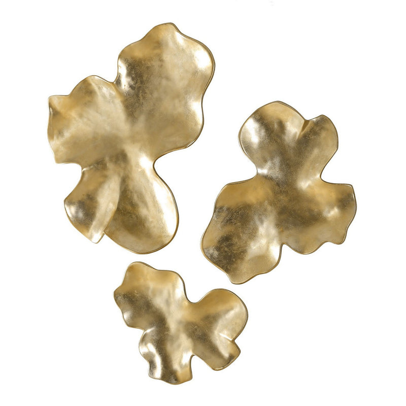 Uttermost 03514 Wall Decor, S/3, Antique Gold