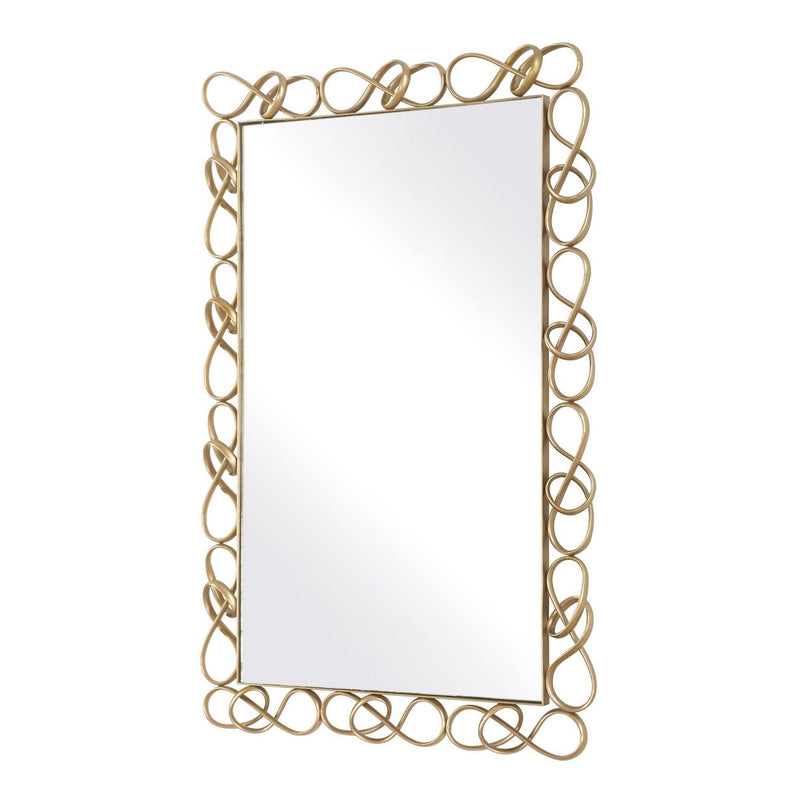 Uttermost 08283 Mirror, Antique Brass
