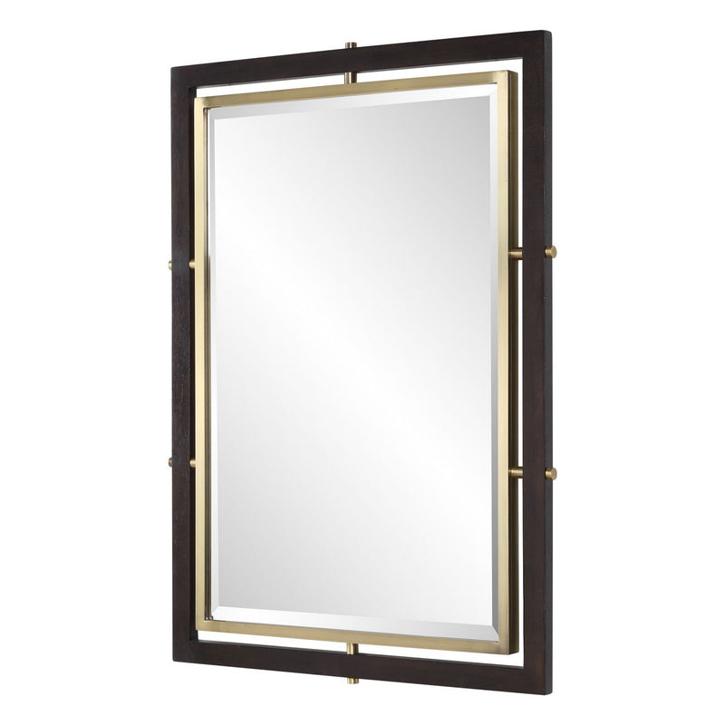 Uttermost 08336 Mirror, Antique Brass