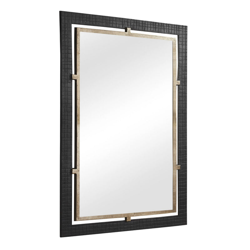 Uttermost 08349 Mirror, Antique Brass