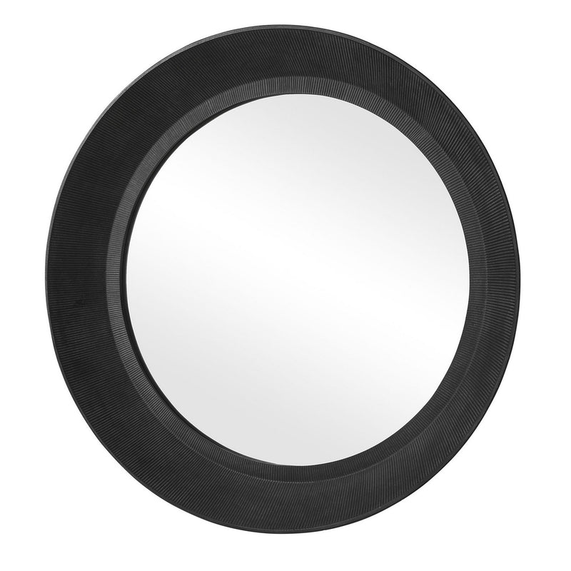 Uttermost 08355 Mirror, Rustic Black
