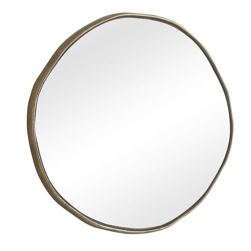 Uttermost 08357 Mirror, Antique Brass