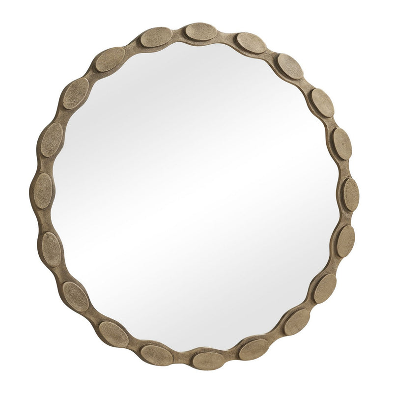 Uttermost 08410 Mirror, Antique Brass