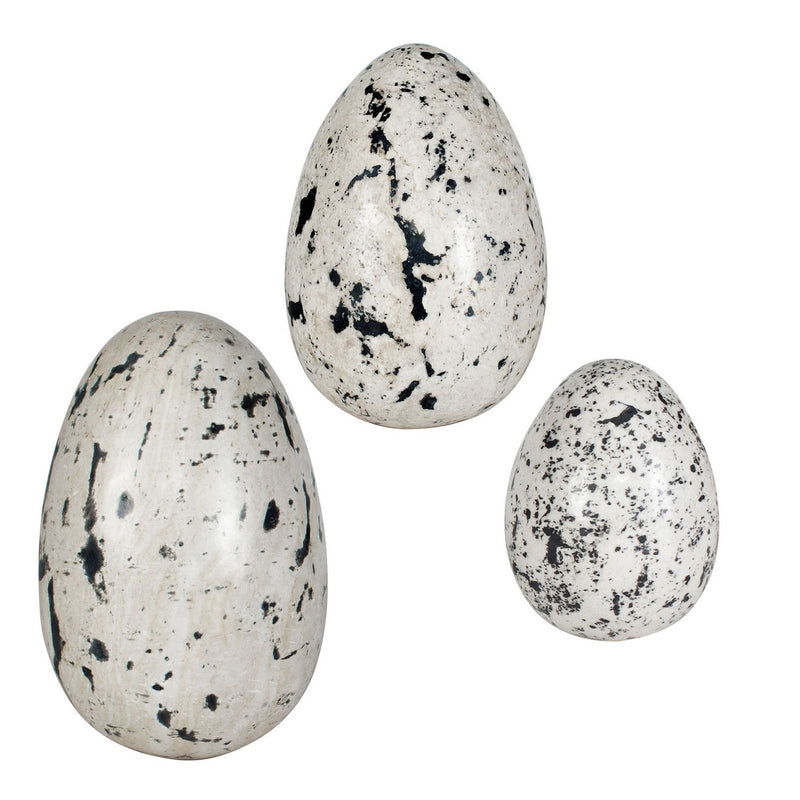 Uttermost 18330 Stone Eggs Set/3, Beige