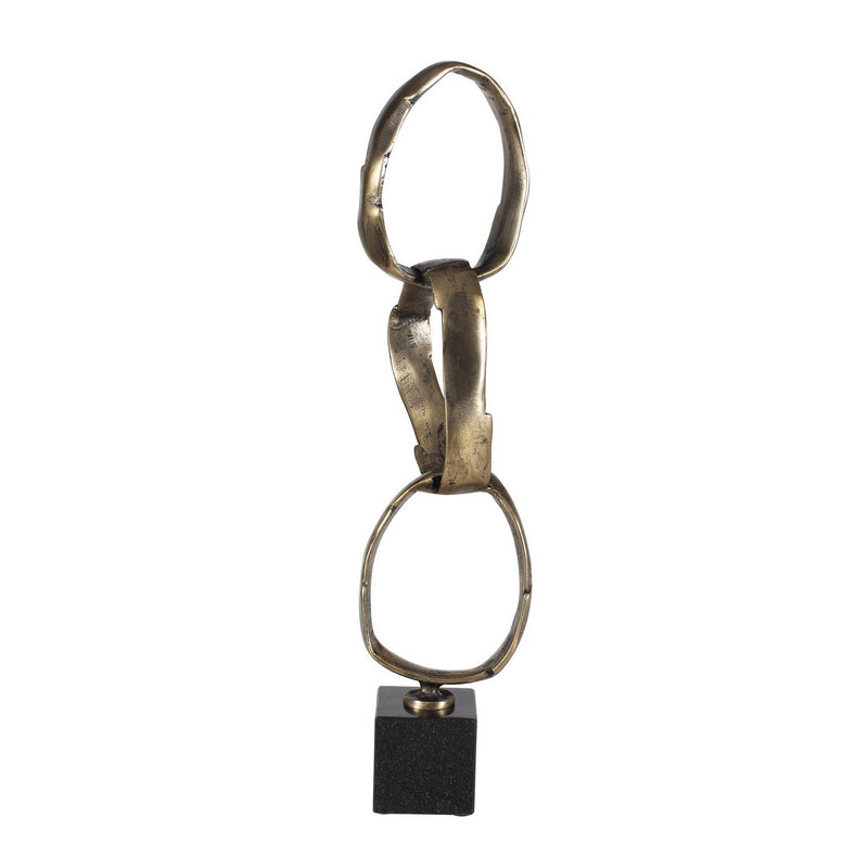 Uttermost 18345 Sculpture, Brass Patina