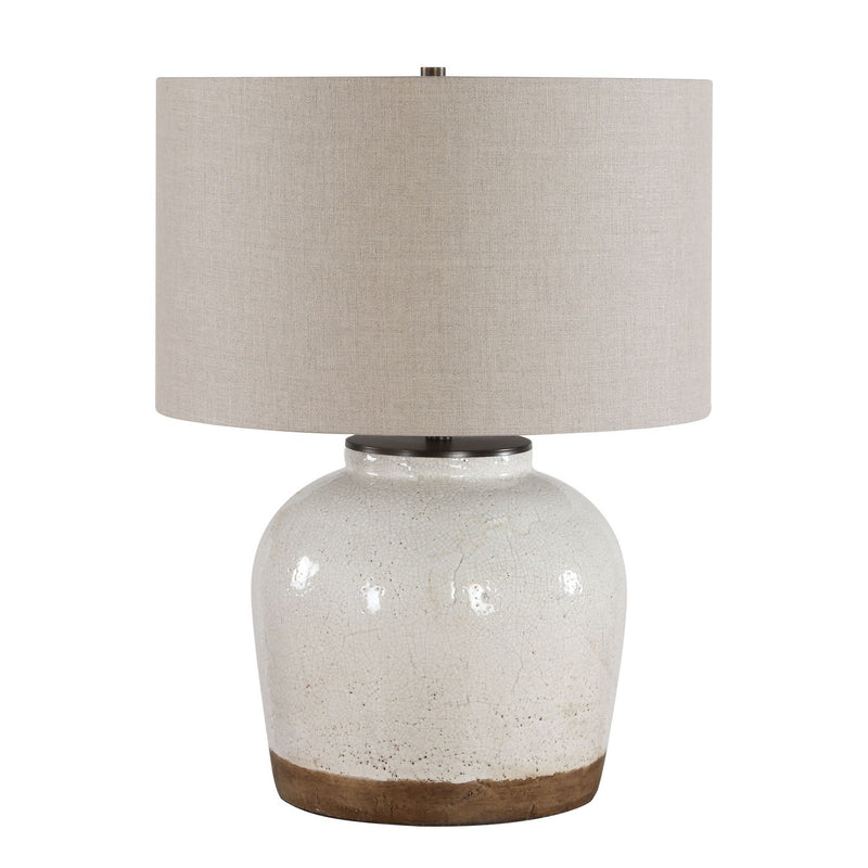 Uttermost 30748-1 One Light Table Lamp, Antique Brass