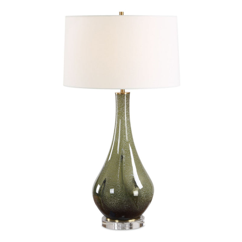 Uttermost 30761 One Light Table Lamp, Antique Brass