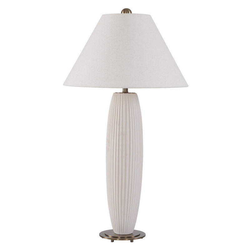 Uttermost 30774 One Light Table Lamp, Antique Brass
