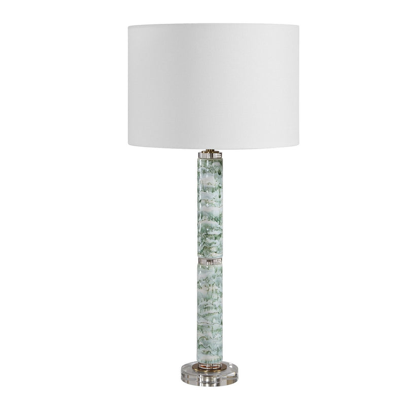 Uttermost 30776 One Light Table Lamp, Antique Brass
