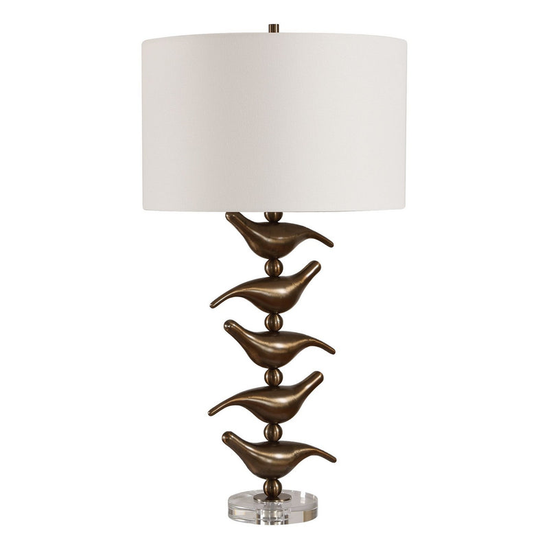Uttermost 30778 One Light Table Lamp, Antiqued Gold