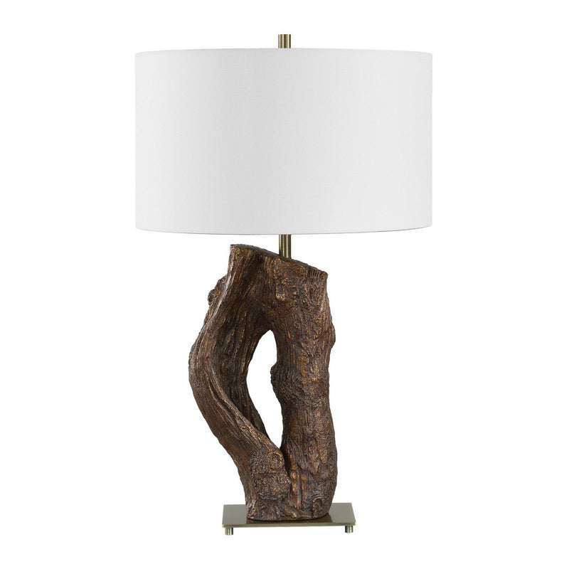 Uttermost 30788 One Light Table Lamp, Antique Brass