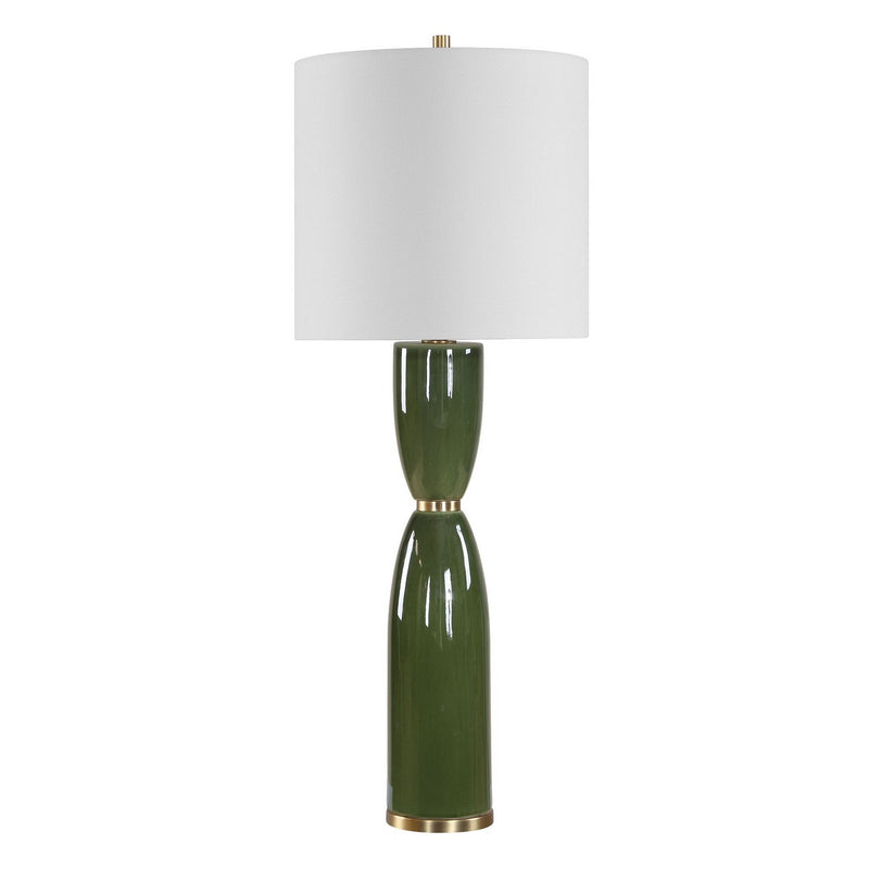 Uttermost 30790 One Light Table Lamp, Antique Brass